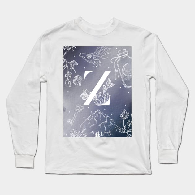 Monogram Z Long Sleeve T-Shirt by ElenaDanilo